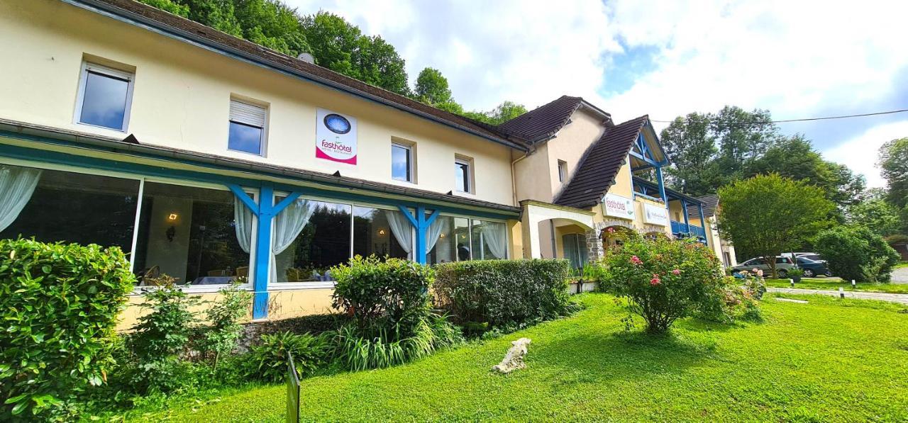 Fasthôtel Oloron Hostellerie du Paon Blanc Lurbe-Saint-Christau Exterior foto